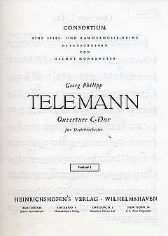 G.P. Telemann: Ouvertuere C-Dur Str