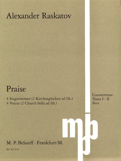 A. Raskatov: Praise, Mch (Part.)