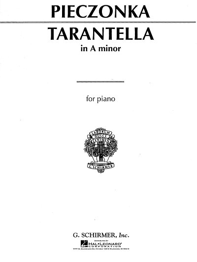 A. Pieczonka: Tarantella in A Minor, Klav