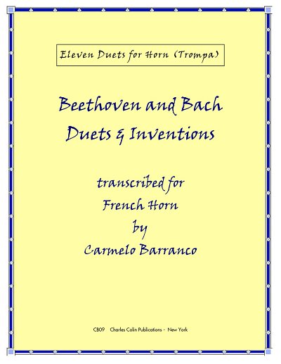 J.S. Bach y otros.: Beethoven and Bach: Duets & Inventions