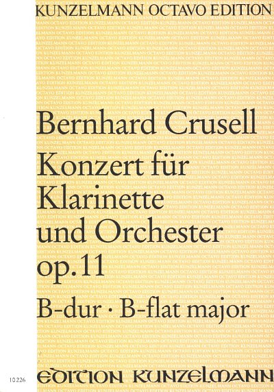 B.H. Crusell: Konzert für Klarinette B-Dur, KlarOrch (Part.)