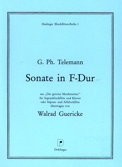 G.P. Telemann: Sonate F-Dur (Der Getreue Musikmeister)