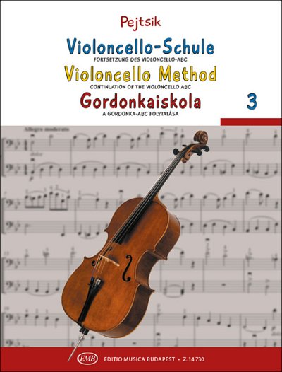 Á. Pejtsik: Violoncello-Schule 3, VcKlav (KlavpaSt)