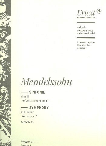 F. Mendelssohn Barth: Sinfonie Nr. 5, SinfOrch (Vl1)