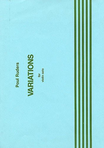 P. Ruders: Variations For Violin Solo, Viol