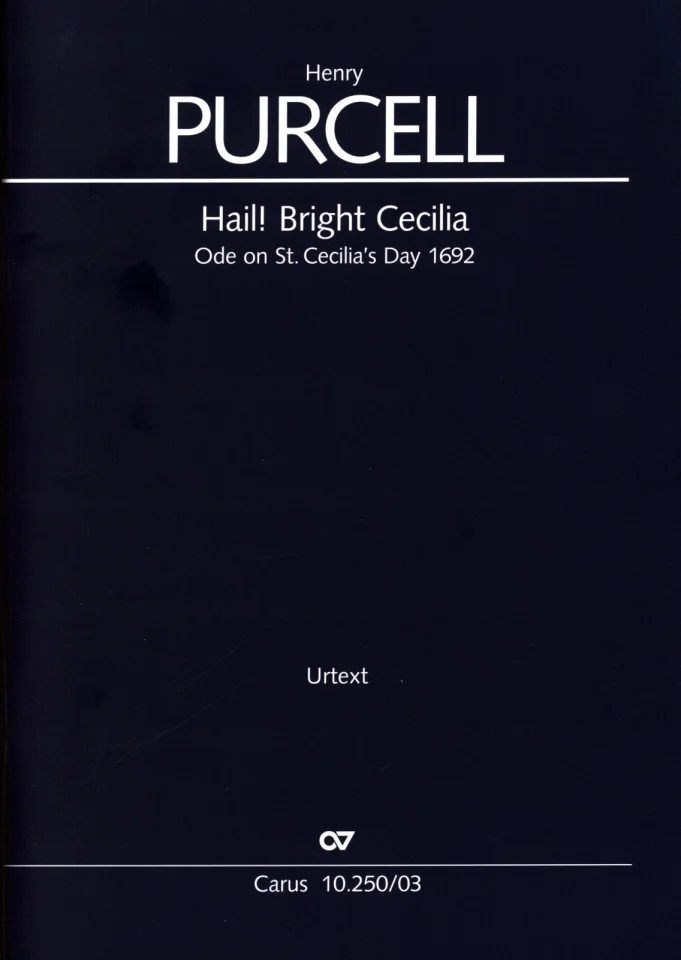 H. Purcell: Hail! Bright Cecilia, GsGchOrch (KA) (0)