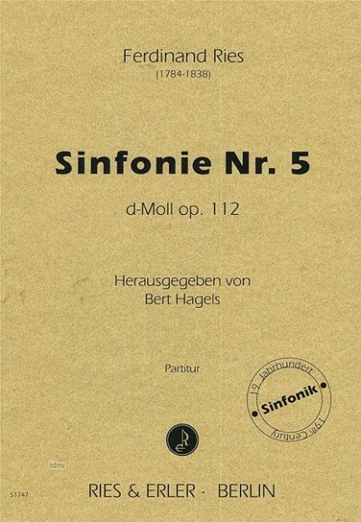 F. Ries: Sinfonie Nr. 5 d-Moll op. 112, Sinfo (Part.)