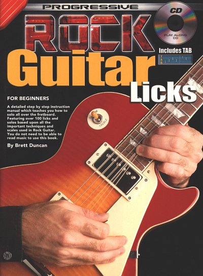 B. Duncan: Progressive Rock Guitar Licks, Git (Tab+CD)