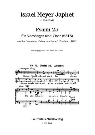 I.M. Japhet: Psalm 23, GesGch4Org (Part.)