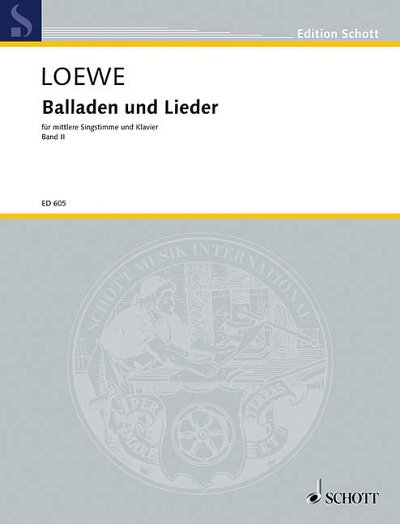 DL: C. Loewe: Balladen und Lieder, GesMKlav