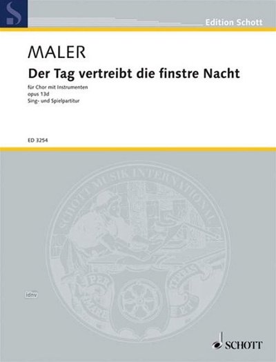 W. Maler: Sing- und Spielmusiken op. 13d