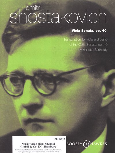 D. Schostakowitsch: Sonate für Viola und K, VaKlv (KlavpaSt)