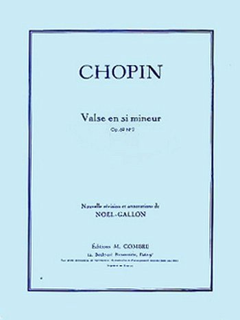 F. Chopin: Valse Op.69 n°2 en si m., Klav