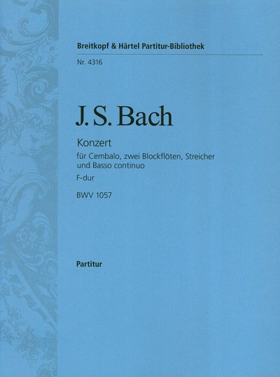 J.S. Bach: Konzert F-Dur Bwv 1057