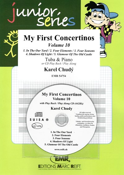 K. Chudy: My First Concertinos Volume 10, TbKlav (+CD)