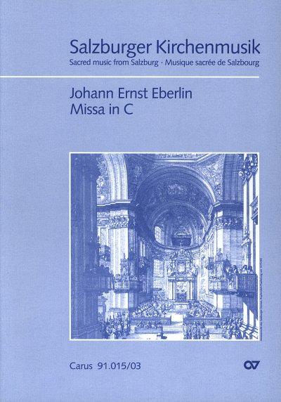 J.E. Eberlin: Missa in C, 4GesGchOrch (KA)