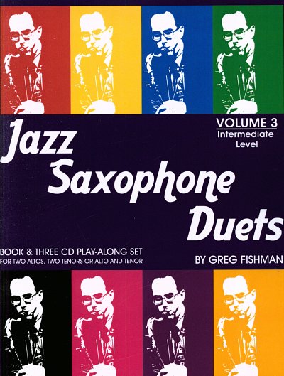 G. Fishman: Jazz Saxophone Duets 3, 2Sax (Sppa+3CD)