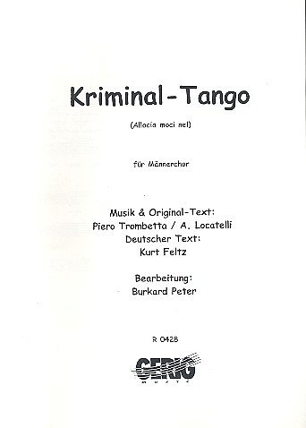 P. Trombetta et al.: Kriminal-Tango