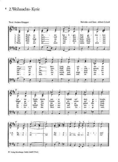 Scholl, Albert: 30 andere und kanonische Lieder