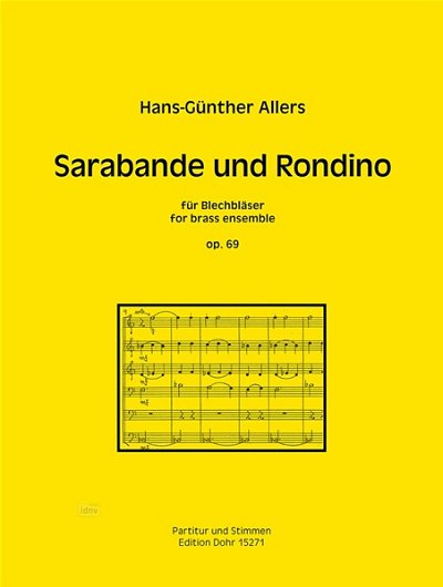 H. Allers: Sarabande und Rondino op. 69, 3Trp3Pos (Pa+St)