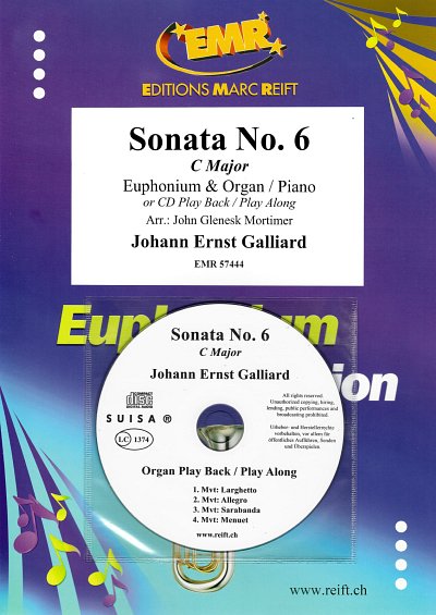 DL: J.E. Galliard: Sonata No. 6, EuphKlav/Org
