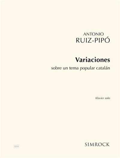 A. Ruiz-Pipò: Variaciones sobre un tema popular catalá, Klav