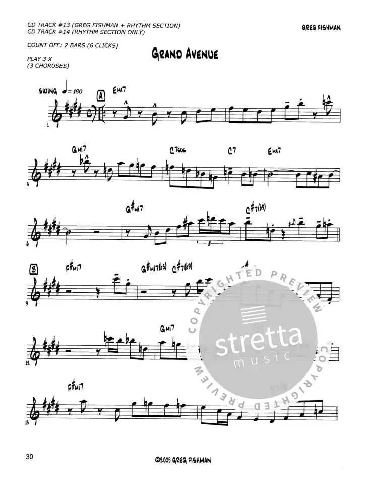 G. Fishman: Jazz Saxophone Etudes 1, Sax (+2CDs) (3)