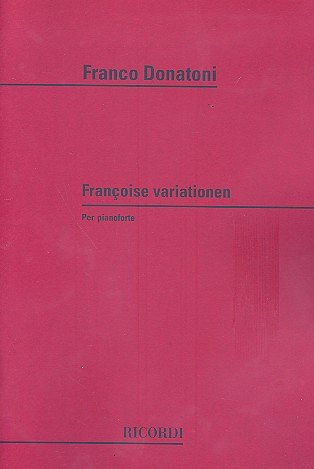 F. Donatoni: Francoise Variationen (1-28), Klav