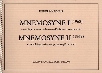 H. Pousseur: Mnemosyne Ii (Part.)