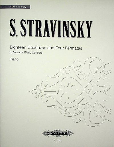 Strawinsky Soulima: 18 Kadenzen + 4 Fermaten Zu Konzert (Kla