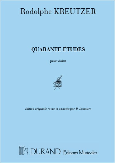 40 Études pour Violon