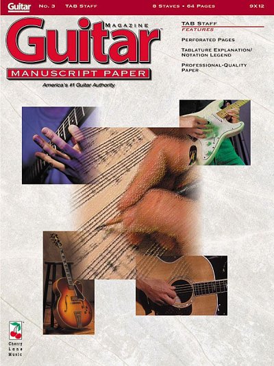 Guitar(TM) Magazine Manuscript Paper (Bu)