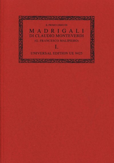 C. Monteverdi: Il primo libro de Madrigali, Gch5 (Part.)