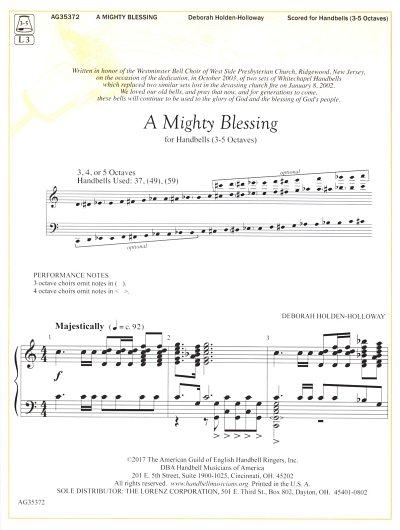 D. Holden-Holloway: A Mighty Blessing, HanGlo (EA)
