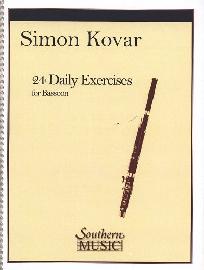 S. Kovar: 24 Daily Exercises for Bassoon, Fag