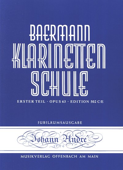 C. Baermann: Klarinettenschule op. 63 - Erster Te, Klar;Klav