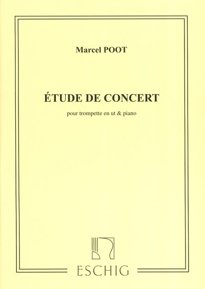 M. Poot: Etude De Concert Trp-Piano, TrpKlav (Part.)