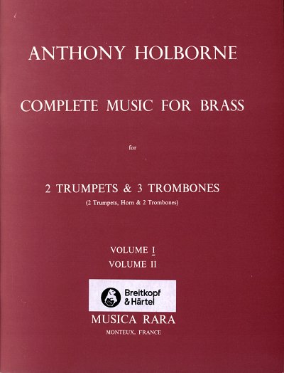 A. Holborne: Complete Music for Brass 1