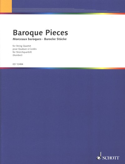 Barocke Stücke für Streichquartett , 2VlVaVc (Stsatz)