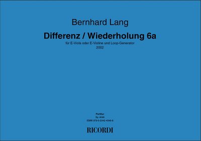 B. Lang: Differenz - Wiederholung 6a