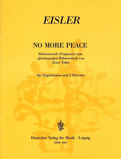 H. Eisler: No More Peace, GsM2Klv (KA)
