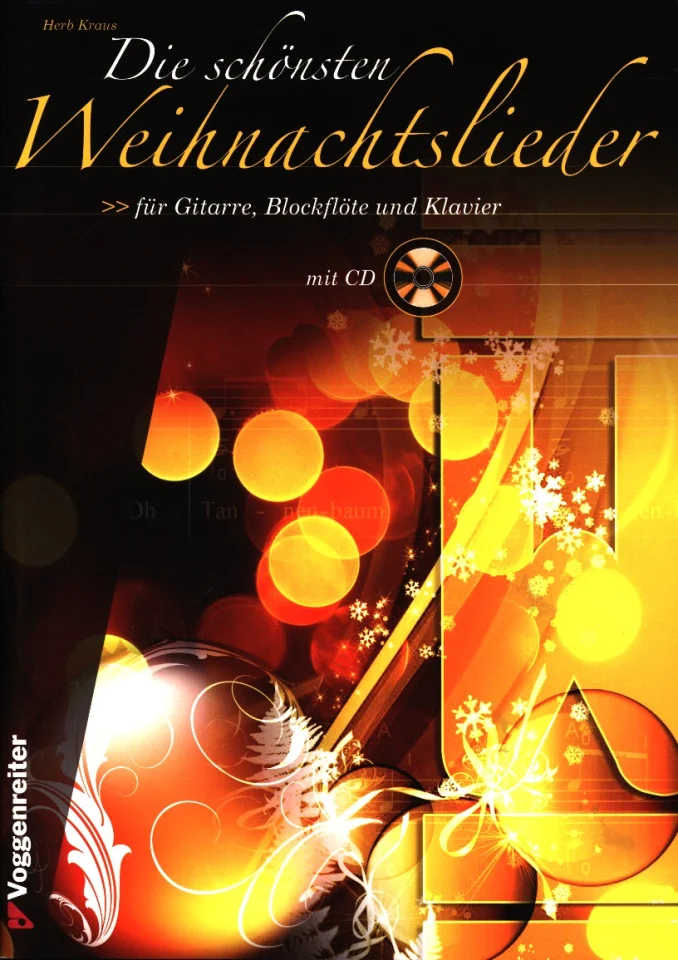 H. Kraus: Die schönsten Weihnachtsli, SblfKlav/Git (SpPa+CD) (0)