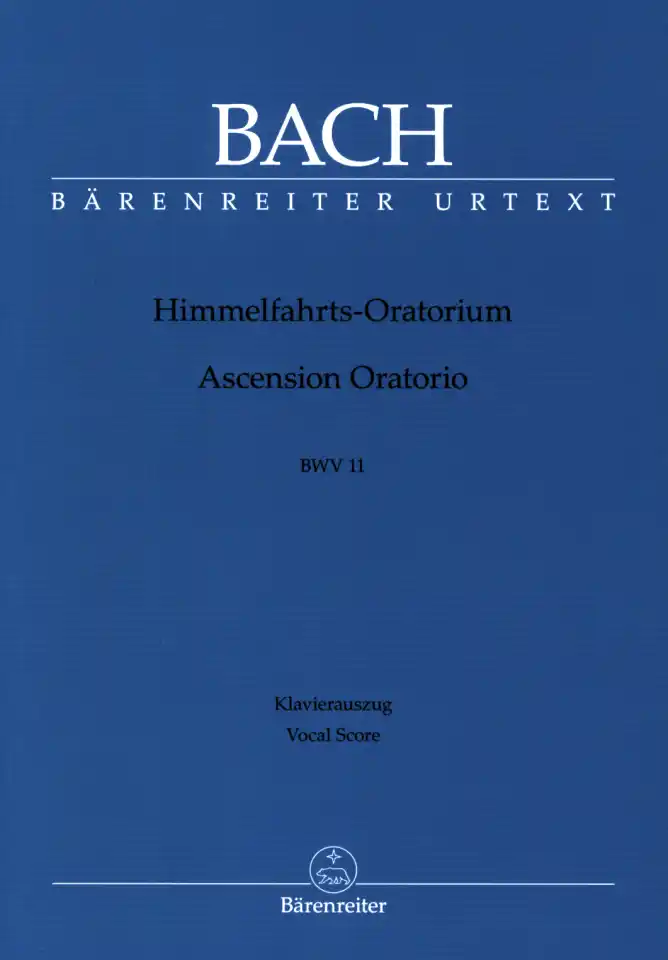 J.S. Bach: Himmelfahrts-Oratorium BWV 11, 4GesGchOrch (KA) (0)