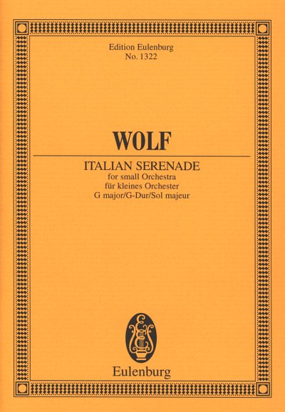 H. Wolf: Italienische Serenade G-Dur, Sinfo (Stp)