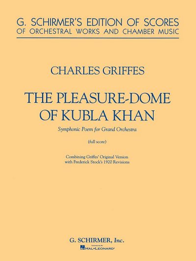 C.T. Griffes: The Pleasure Dome of Kubla Khan, Sinfo (Part.)