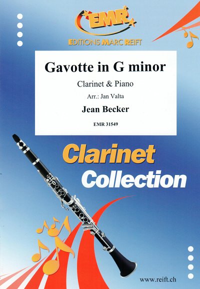 DL: J. Becker: Gavotte in G minor, KlarKlv