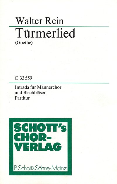 W. Rein: Türmerlied  (Part.)