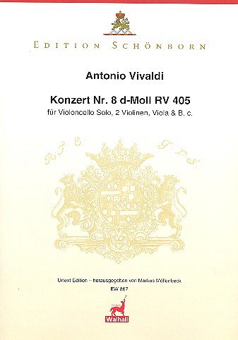 A. Vivaldi: Konzert d-Moll Nr. 8 RV 405 (Part.)