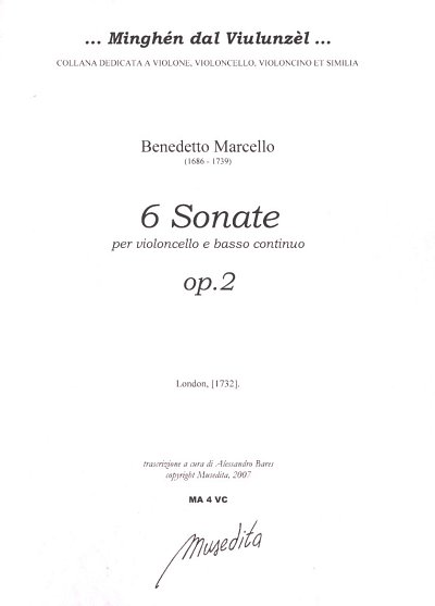 B. Marcello: 6 Sonaten op. 2