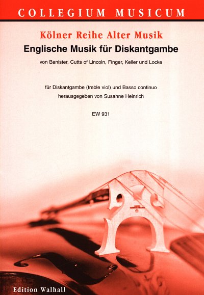 Englische Musik fuer Diskantgambe (St)